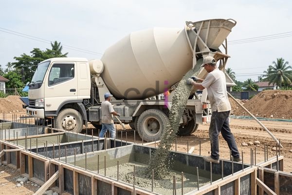 Contoh perhitungan berat beton per m3