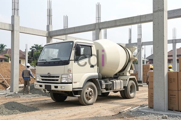 Contoh Pengecoran Beton