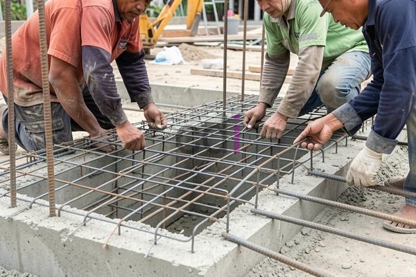 Pemasangan Wiremesh pada Lantai Beton