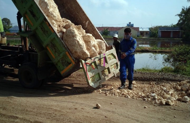 Jual Material Batu Limestone/Batu Kapur di  Pasir Jaya Bogor Gratis Ongkir